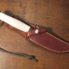 Vintage Randall Made Denmark Special Fixed Blade Knife, White Bone Handle