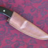 Eddie Lee Custom Handmade Loveless Style Hunting Knife, Black Micarta