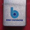 Vintage Zippo Lighter 1973 Advertising Bundy Corporation