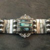 Fancy Abalone and Sterling Silver Bracelet