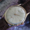 Longines Vintage 14K Gold Manual Wind Wrist Watch, Fancy Dial