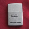 Zippo Lighter 1976 Advertising RCA Service Company, Double-Sided