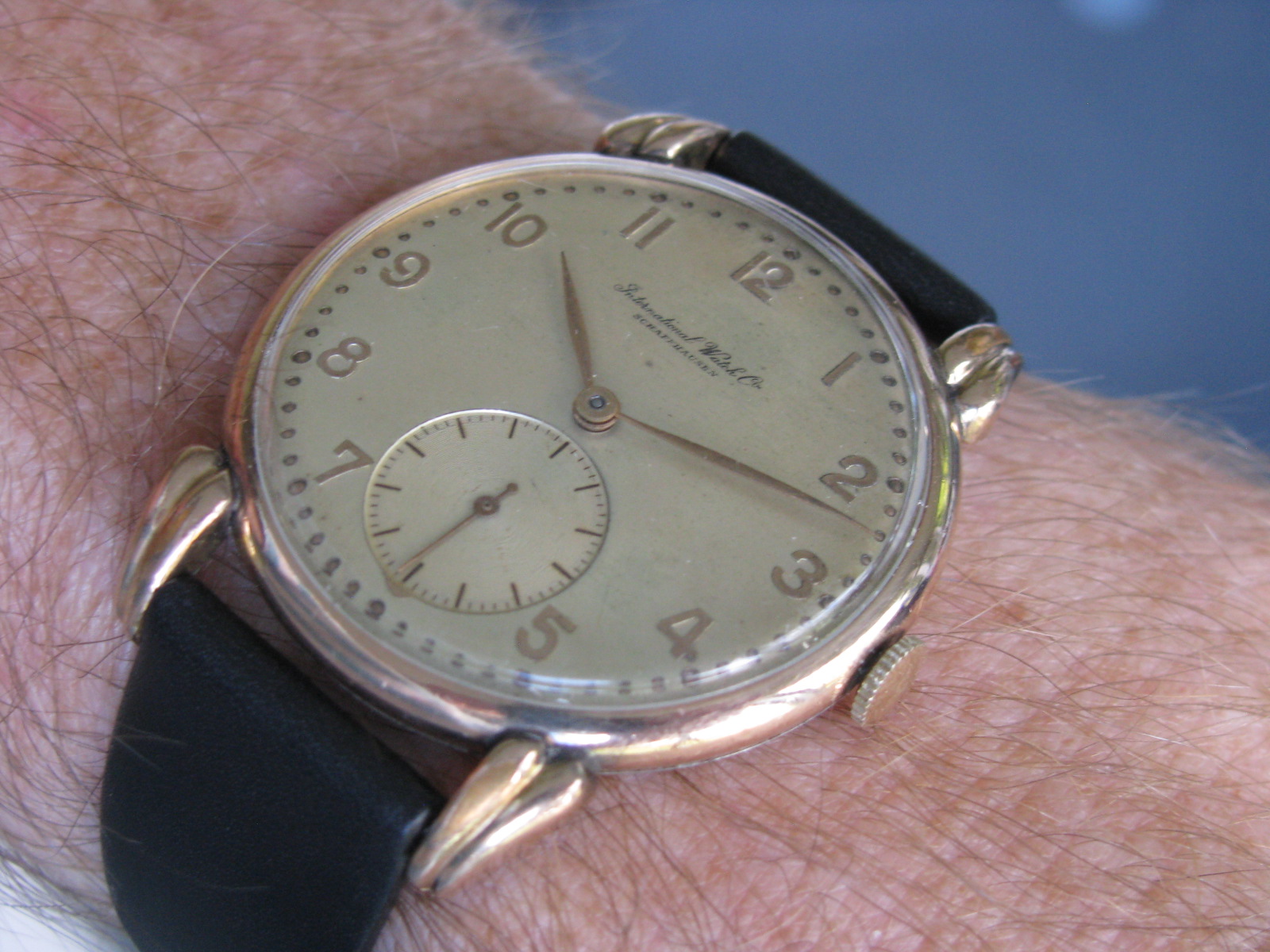 International IWC Vintage Gold Plated Calibre 88 Manual Wind Wrist