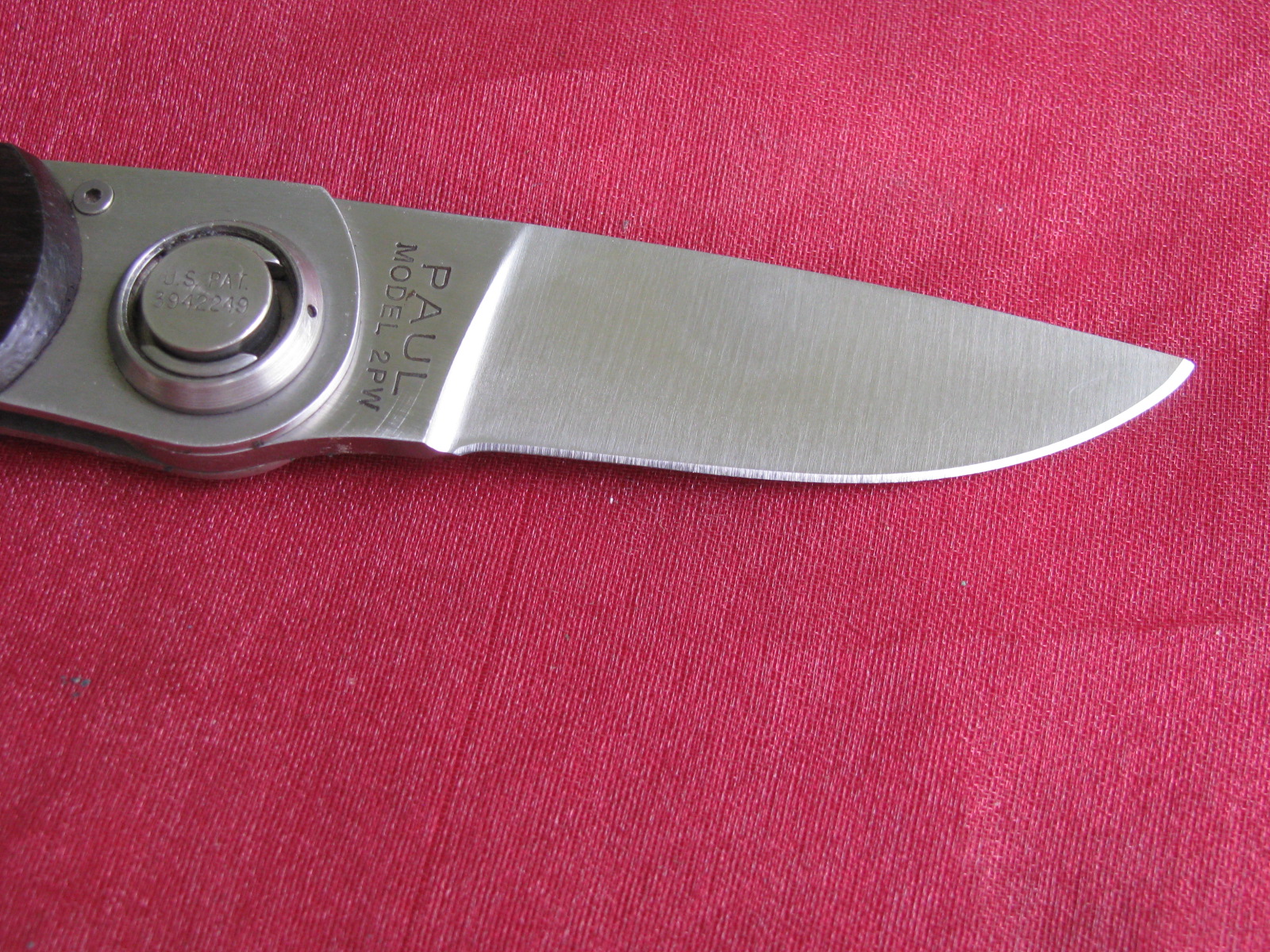 Vintage Gerber “PAUL” Button Lock Folding Knife, Model 2PW, USA 