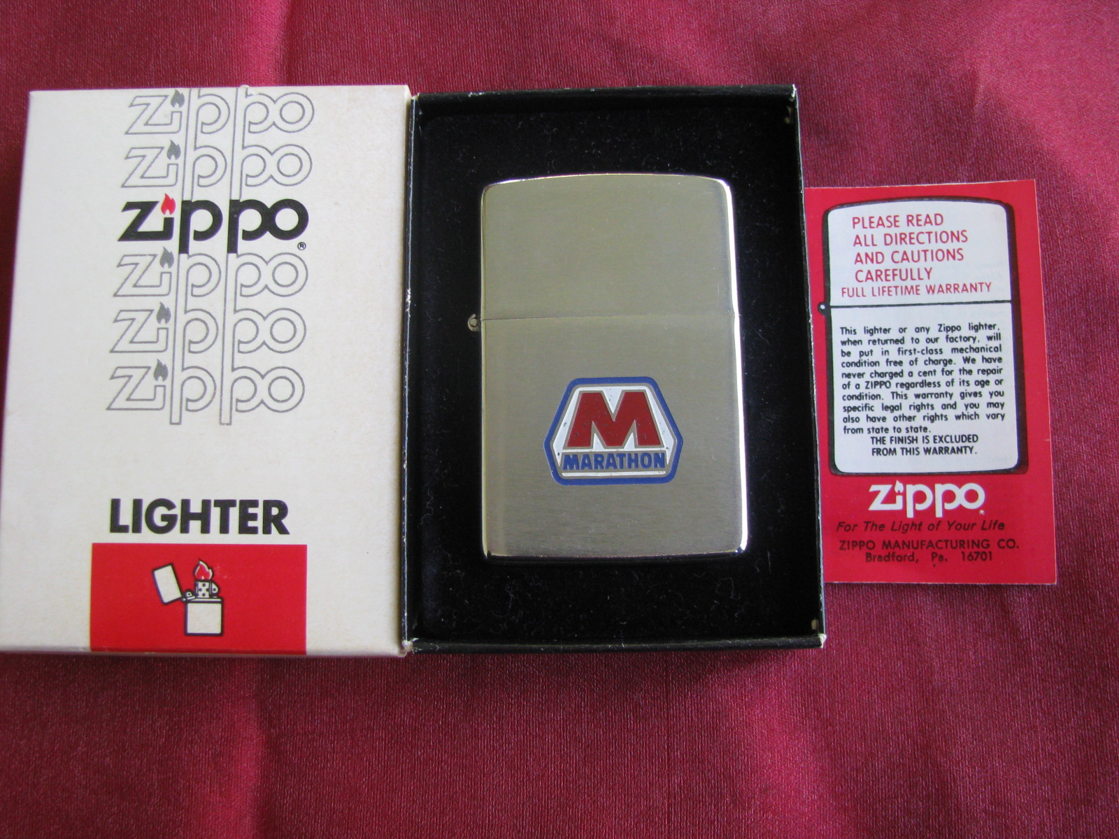 1966 Atlantic Gasoline Advertising Zippo Lighter