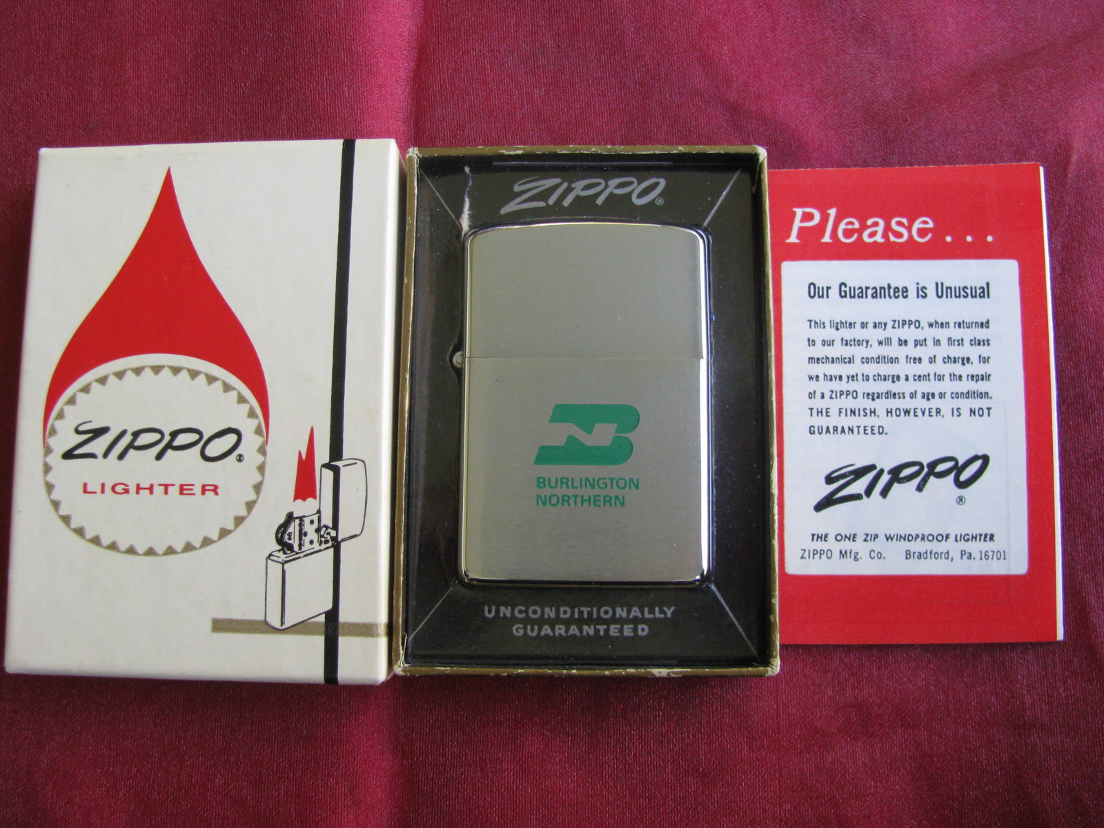 Genuine Zippo classic brushed chrome windproof Lighter CASE ONLY No  Insert/Box