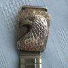 Vintage Expansion Watch Bracelet w/Sterling Silver Bald Eagle Lug Ends, 18mm