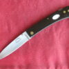 Vintage Dick Atkinson Custom Handmade Folding Lockback Knife, Abalone Inlay