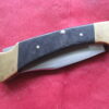 Vintage Buck #112 Folding Lockback Hunting Knife, First Version, Micarta, 1972