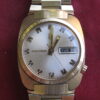 Bulova Accutron 218 Yellow Gold Plated Day/Date Wrist Watch, 1971