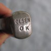 Vintage Olsen OK #708 Fixed Blade Hunting Knife w/Sheath