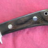 John Kemp Custom Handmade Loveless Style Drop Point Hunting Knife w/Sheath