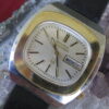Bulova Accutron 218 Stainless Steel & Gold Plated Day/Date Wrist Watch, 1975