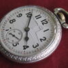 Hamilton 992B 21j 16s Railroad Pocket Watch, Model 14 Nickel Chrome Case