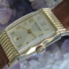 Bulova Vintage 10K Gold Filled Deco Wrist Watch, ca 1951