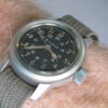 Bulova MIL-W-3818A Vintage Stainless Steel US Military Wrist Watch