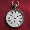 Antique Zenith 16s 15j Nickel Silver Pocket Watch, Canadian Railroad