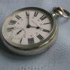 Antique Zenith 16s 15j Nickel Silver Pocket Watch, Canadian Railroad