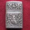 Zippo Lighter 2012 with Vintage Siam (Thailand) Silver Outer Sleeve