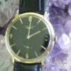 Vintage Longines Solid 14K Yellow Gold Manual Wind Wrist Watch