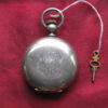 Hampden 18s 11j Model 1 Key Wind Pocket Watch, 5 Ounce Coin Silver Hunting Case