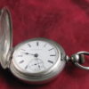 Hampden 18s 11j Model 1 Key Wind Pocket Watch, 5 Ounce Coin Silver Hunting Case