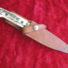 Jimmy Lile Custom Handmade Loveless Style Fixed Blade Hunting Knife w/Sheath