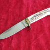 Jimmy Lile Custom Handmade Loveless Style Fixed Blade Hunting Knife w/Sheath