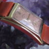 Lord Elgin Vintage 14K Yellow and Rose Gold Filled Deco Wrist Watch, 1940s