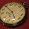 Waltham 12s 21j 14K Solid White Gold Open Faced Masonic Pocket Watch, w/Boxes