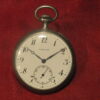 Longines Vintage 15j 17-ligne Sterling Silver Open Faced Pocket Watch