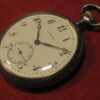 Longines Vintage 15j 17-ligne Sterling Silver Open Faced Pocket Watch