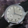 Frey Military Style Vintage Chromium/Steel Manual Wind Wrist Watch, 1940s