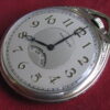 Waltham 12s 17j 14K WGF Art Deco Secometer Pocket Watch w/Box, Graham-Paige