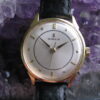 Vintage Gubelin Solid 18k Yellow Gold Automatic Wrist Watch, Heavy Case