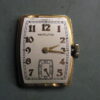 Hamilton DONALD Vintage Solid 14K Gold Art Deco Wrist Watch