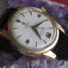 Omega Seamaster Calendar Vintage Gold-On-Steel Automatic Wrist Watch w/Date