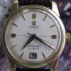 Omega Seamaster Calendar Vintage Gold-On-Steel Automatic Wrist Watch w/Date