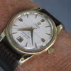 Omega Seamaster Calendar Vintage Gold-On-Steel Automatic Wrist Watch w/Date