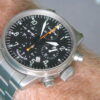 Fortis Flieger GMT Chronograph Chronometer Stainless Steel Automatic Wrist Watch