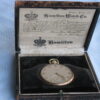 Hamilton 922 12s 23j 14K Solid Yellow Gold Pocket Watch, Original Box & Paper