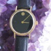 Movado Vintage Ladies 14K Gold Museum Watch, Mid Century Modern, Horwitt Design