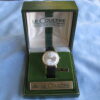 Vintage LeCoultre Master Mariner Solid 14k Gold Automatic Wrist Watch w/Box