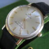 Vintage LeCoultre Master Mariner Solid 14k Gold Automatic Wrist Watch w/Box