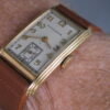 Hamilton Sherwood Vintage Solid 14K Gold Art Deco Wrist Watch