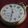 Hamilton 992 21j 16s Railroad Pocket Watch, YGF Model 8 Bar-Over-Crown Case