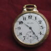Hamilton 992 21j 16s Railroad Pocket Watch, YGF Model 8 Bar-Over-Crown Case