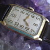 Vintage Waltham 10k Rolled Gold Plate Manual Wind Art Deco Wrist Watch