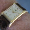 Longines Vintage Solid 14K Yellow Gold 17j Manual Wind Wrist Watch, NMIB