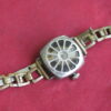 Illinois Vintage Sterling Silver Military Shrapnel Guard WW1 Trench Wrist Watch